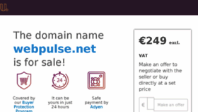 What Webpulse.net website looked like in 2016 (7 years ago)