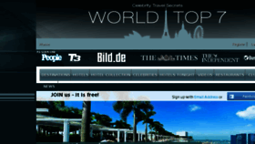 What Worldtop7.com website looked like in 2016 (7 years ago)