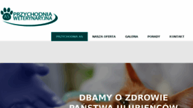 What Weterynarz.pila.pl website looked like in 2016 (7 years ago)
