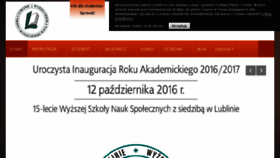 What Wsns.pl website looked like in 2016 (7 years ago)