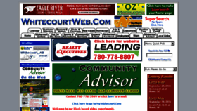 What Whitecourtweb.com website looked like in 2016 (7 years ago)