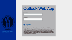 What Webmail.ggusd.us website looked like in 2016 (8 years ago)