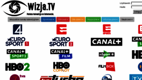 What Wizja.tv website looked like in 2016 (7 years ago)
