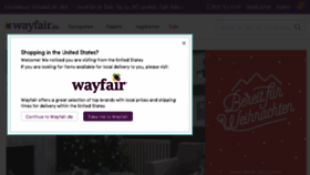 What Wayfair.de website looked like in 2016 (7 years ago)