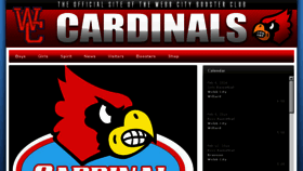 What Wccardsboosters.com website looked like in 2016 (7 years ago)