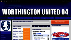 What Worthingtonunited.org website looked like in 2016 (7 years ago)