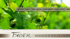 What Wein-fader.de website looked like in 2016 (7 years ago)