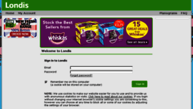 What Webshop.londis.co.uk website looked like in 2016 (7 years ago)