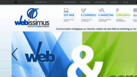 What Webissimus.com website looked like in 2016 (8 years ago)