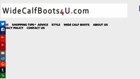 What Widecalfboots4u.com website looked like in 2016 (7 years ago)