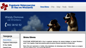 What Weterynarz-wroclaw.net website looked like in 2016 (7 years ago)