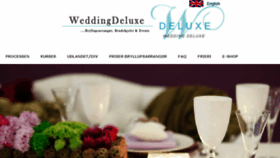 What Weddingdeluxe.dk website looked like in 2016 (7 years ago)