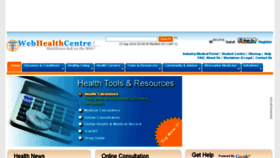 What Webhealthcentre.com website looked like in 2016 (7 years ago)