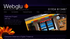 What Webglu.co.uk website looked like in 2016 (7 years ago)