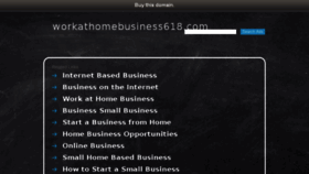 What Workathomebusiness618.com website looked like in 2016 (7 years ago)