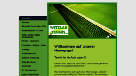 What Wetzlar-tennis.de website looked like in 2016 (7 years ago)