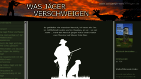 What Wasjaegerverschweigen.de website looked like in 2016 (7 years ago)
