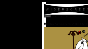 What Widerscreen.fi website looked like in 2016 (7 years ago)