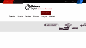 What Welcomdigital.com website looked like in 2016 (7 years ago)