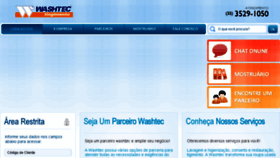 What Washtec.com.br website looked like in 2016 (7 years ago)