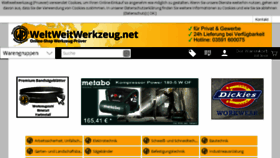 What Weltweitwerkzeug.net website looked like in 2016 (7 years ago)