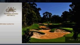 What Wagolfclub.com.au website looked like in 2016 (7 years ago)