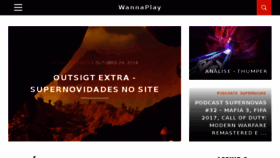 What Wannaplay.com.br website looked like in 2016 (7 years ago)