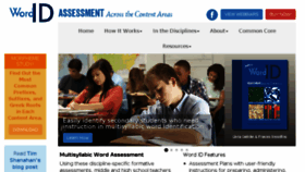 What Wordidassessment.com website looked like in 2016 (7 years ago)
