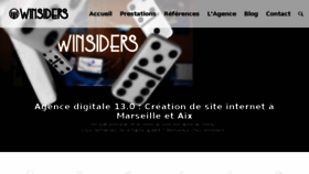What Winsiders.fr website looked like in 2016 (7 years ago)