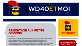 What Wd40etmoi.com website looked like in 2016 (7 years ago)