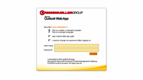What Webmail.kremsmueller.com website looked like in 2016 (7 years ago)