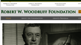 What Woodruff.org website looked like in 2016 (7 years ago)