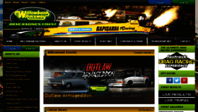 What Willowbankraceway.com.au website looked like in 2016 (7 years ago)