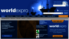 What Worldexpro.com website looked like in 2016 (7 years ago)