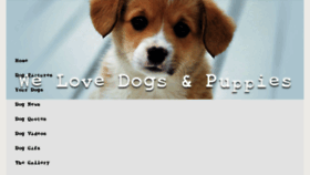 What Welovedogsandpuppies.com website looked like in 2016 (7 years ago)