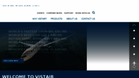 What Web.vistair.com website looked like in 2016 (7 years ago)