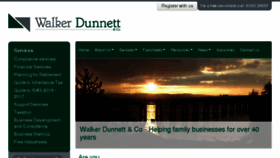What Walkerdunnett.co.uk website looked like in 2016 (7 years ago)