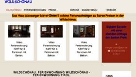 What Wildschoenau.cc website looked like in 2016 (7 years ago)