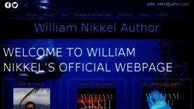 What Williamnikkel.com website looked like in 2016 (7 years ago)