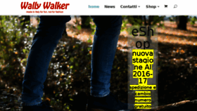What Wallywalker.it website looked like in 2016 (7 years ago)