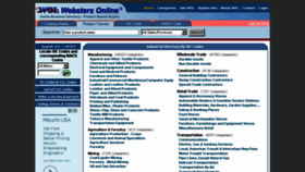 What Webstersonline.com website looked like in 2016 (7 years ago)