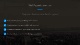 What Wallpaperlove.com website looked like in 2016 (7 years ago)