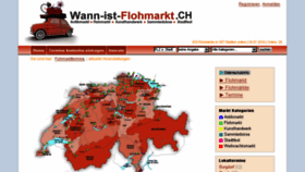 What Wann-ist-flohmarkt.ch website looked like in 2016 (7 years ago)
