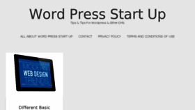 What Wpstart.org website looked like in 2016 (7 years ago)