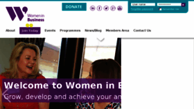 What Womeninbusinessni.com website looked like in 2016 (7 years ago)