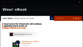 What Wowebook.com website looked like in 2016 (7 years ago)