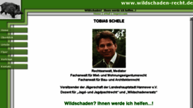 What Wildschaden-recht.de website looked like in 2016 (7 years ago)