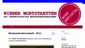 What Wortwerkstatt.at website looked like in 2016 (7 years ago)
