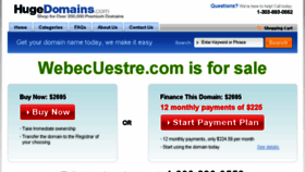 What Webecuestre.com website looked like in 2016 (9 years ago)