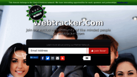What Webtracker.com website looked like in 2016 (7 years ago)